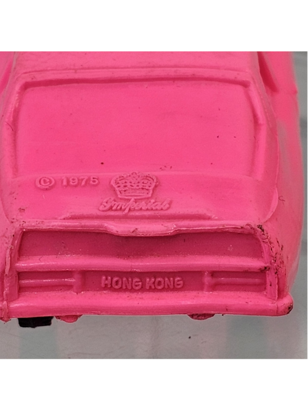 Vintage 1975 Imperial Hong Kong Plastic Toy Cars Lot of 4 Pink Orange Purple - Picture 11 of 15